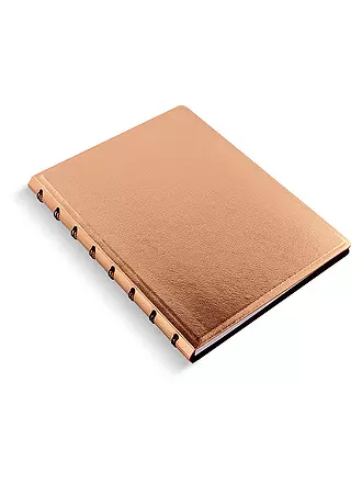 FILOFAX | Notizbuch nachfüllbar A5 SAFFIANO METALLIC Rose Gold | 